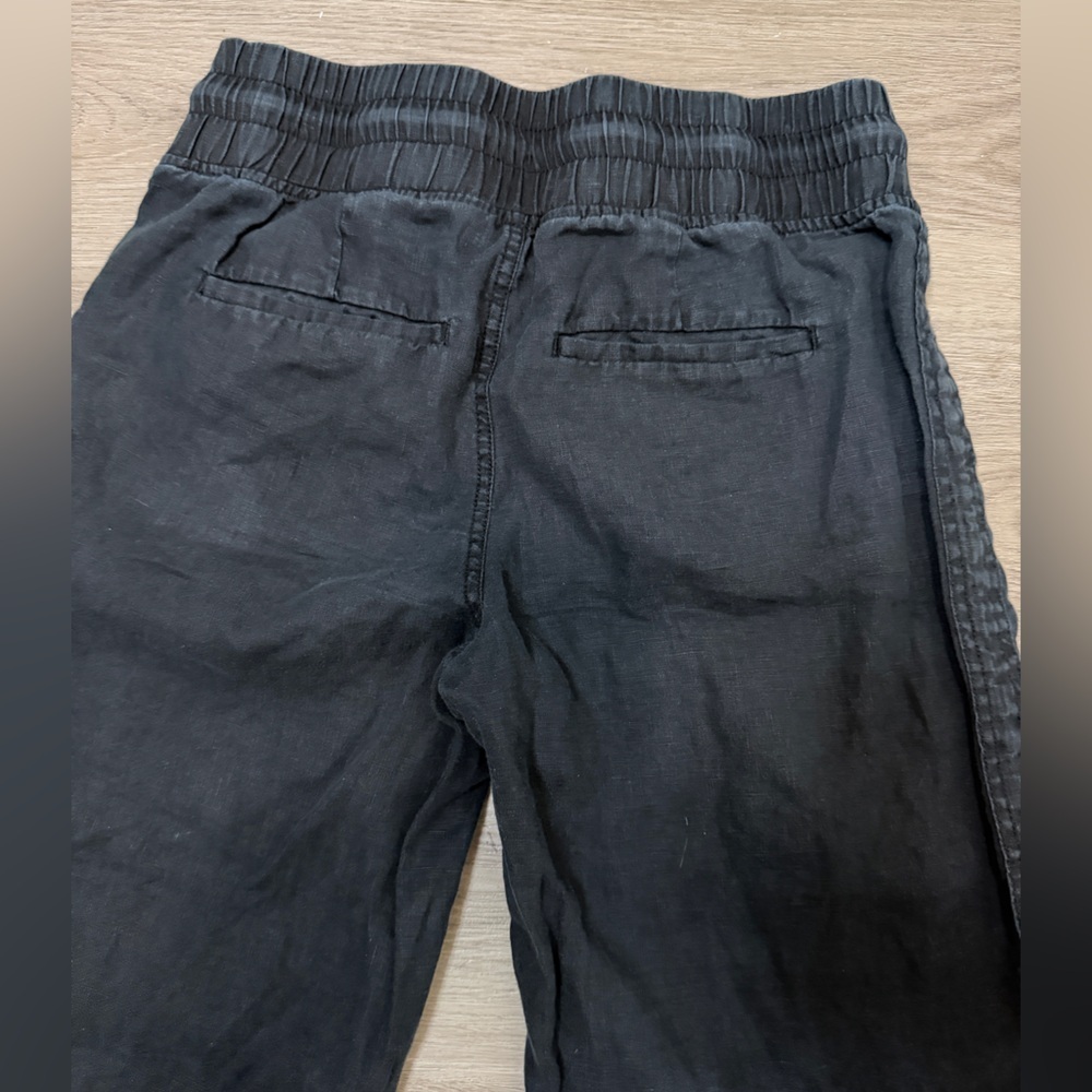 Athleta women’s  Dark Blue Cargo Pants Stretchy  Waistband - Picture 5 of 9